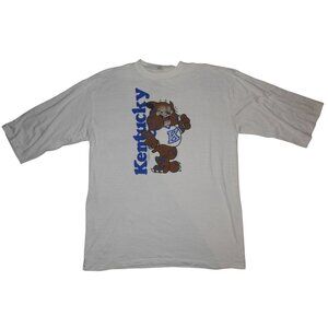 Vintage University of Kentucky Wildcats Tee T-Shirt L-XL Grumbles Made in USA